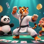 Engage with Situs Poker Online through dynamic poker action with vibrant 3D characters amidst rich casino elements.