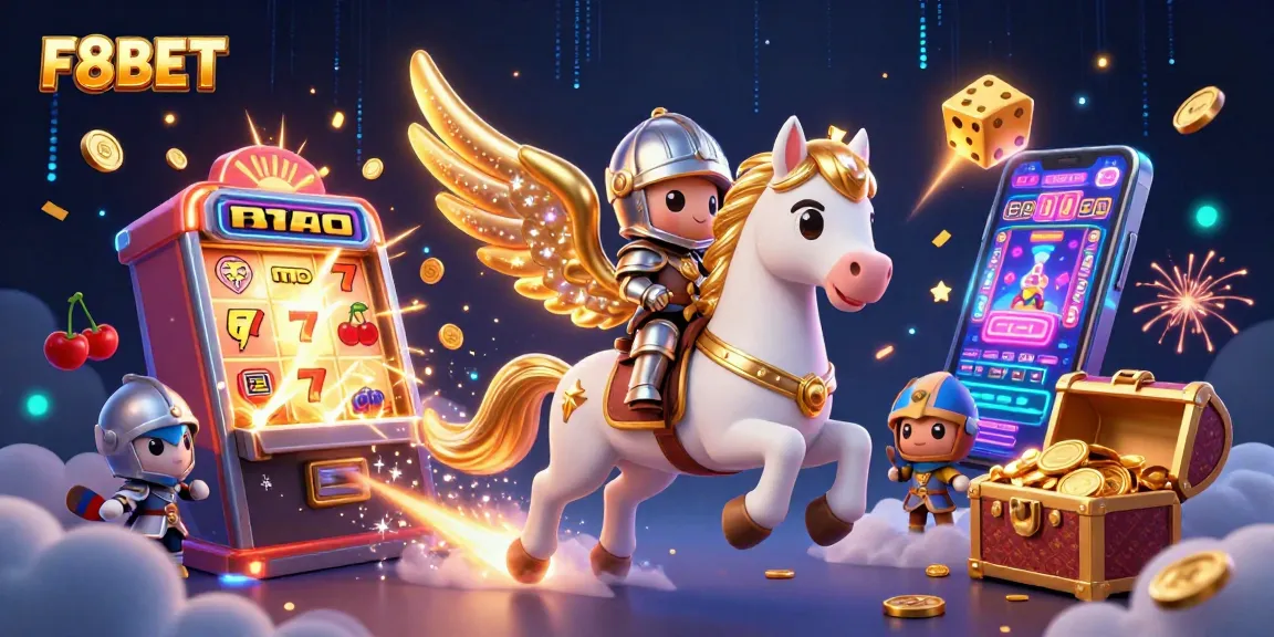 Join F8BET's thrilling gaming experience with vibrant slot visuals and dynamic animation