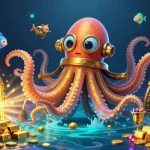 Engage players with 7C777's thrilling casino adventure amidst treasures and golden symbols.