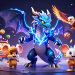 Win big at slot resmi with vibrant jackpots and dynamic gaming elements in this thrilling illustration.