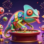 Engage in thrilling DA88 gaming adventures with a vibrant casino atmosphere and colorful elements.
