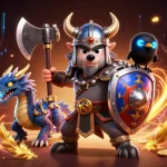 Engage in thrilling gameplay at KK5, featuring dynamic characters and spectacular casino elements.
