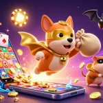 Engage with fabet's thrilling online gaming experience featuring a superhero dog and casino elements.