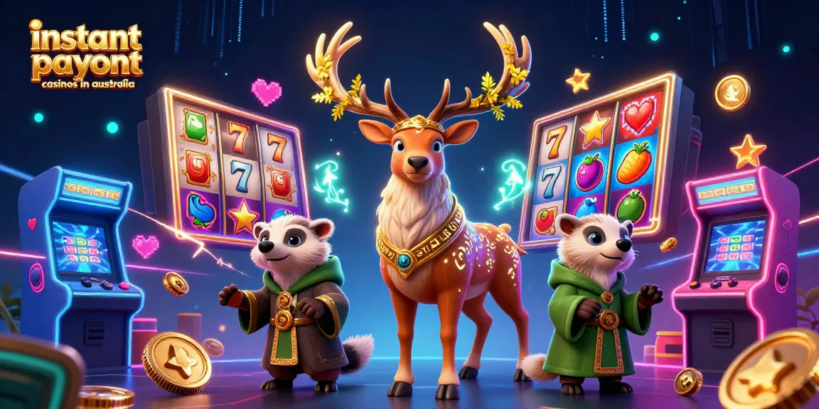Engage with instant payout casinos in Australia featuring unique 3D casino characters and elements for immersive play.