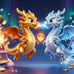 Spin and win with nổ hũ XX88, featuring vibrant dragons and exciting casino elements.