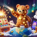 Experience the thrill of betbdt with a vibrant casino scene featuring animated characters and exciting gaming elements.