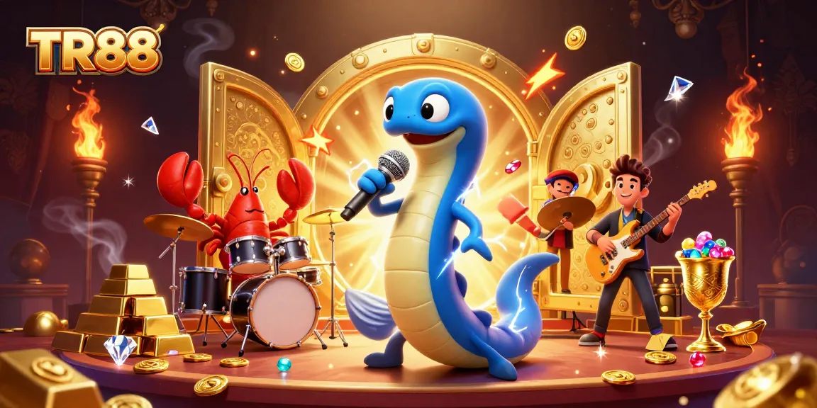 Experience excitement at TR88 with an electric eel DJ and vibrant underwater casino.