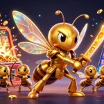 Experience EE88 with vibrant 3D casino illustration showcasing dynamic gameplay, inviting gamers to win.