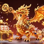 Experience the thrill of TG88 with a 3D dragon and interactive game elements.