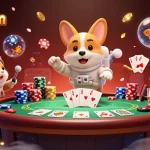 Experience the thrill of cm88com with a playful space-themed gambling illustration.