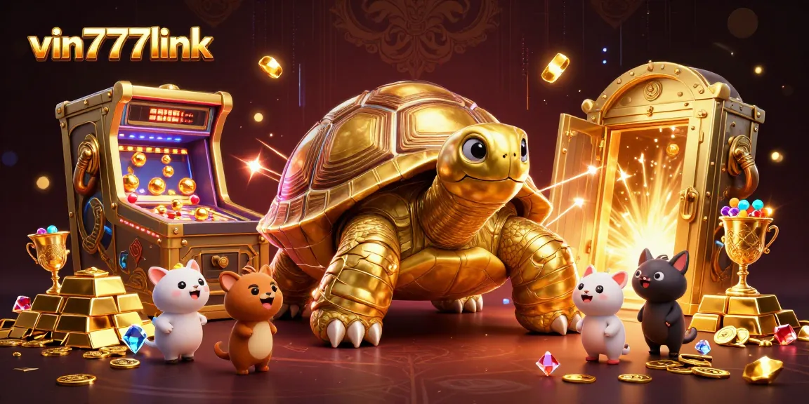Experience the vibrant casino atmosphere with vin777link's animated treasures and playful characters.