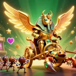 Engage with exciting nbet casino adventures featuring a colossal scarab and scorpions.