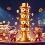Engage with Go8 casino gameplay featuring dynamic sports elements and a vibrant golden totem.
