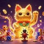 Experience the thrill at 9BET with golden wishes and stunning casino elements.