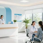 BL555 - Trusted healthcare services and patient care in a modern clinic.