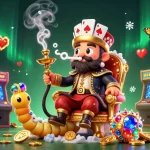 Enjoy gaming excitement with TR88, a vibrant illustration showcasing a magical casino realm.