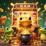 Spin the reels at QS88 with a magical scene of alchemy and jackpot wins in a vibrant casino.