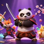 Experience Tải go88 with a dynamic 3D illustration of characters and lottery elements, capturing the excitement of online gaming.