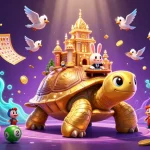 Experience dynamic gaming at C168 with birds, a tortoise casino, and colorful lottery balls.