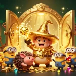 Experience the magic of 84WIN with a golden wizard and treasure-filled scene.