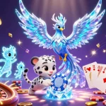 Experience excitement at tapwin with a vibrant scene showcasing a winning poker moment and playful themes in an online casino.