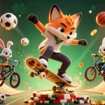 Experience thrilling games at 98WIN, featuring exciting golden poker chips and engaging casino activities.