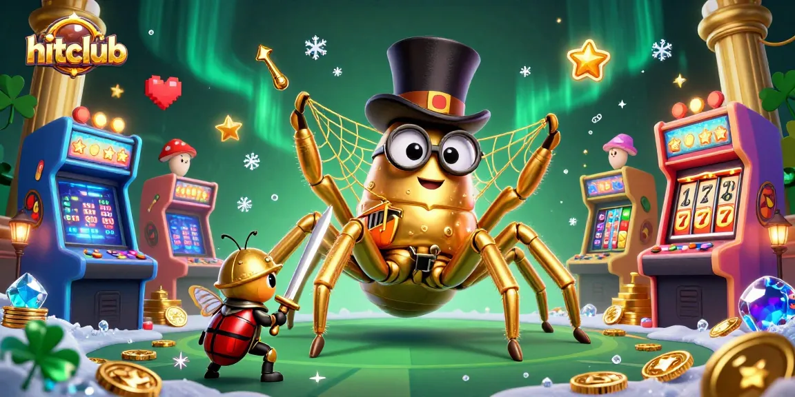 Experience thrilling gameplay at hitclub with dynamic characters, vibrant game machines, and casino excitement.