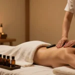 alo8 spa treatment showcasing a luxurious massage therapy experience, promoting relaxation and rejuvenation.
