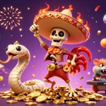 Experience festive betting thrills with BET88 in a vibrant 3D celebration of games and winnings.