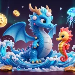 Experience thrilling SV88 gaming adventures with vibrant ocean-themed characters and dynamic cryptocurrency elements.