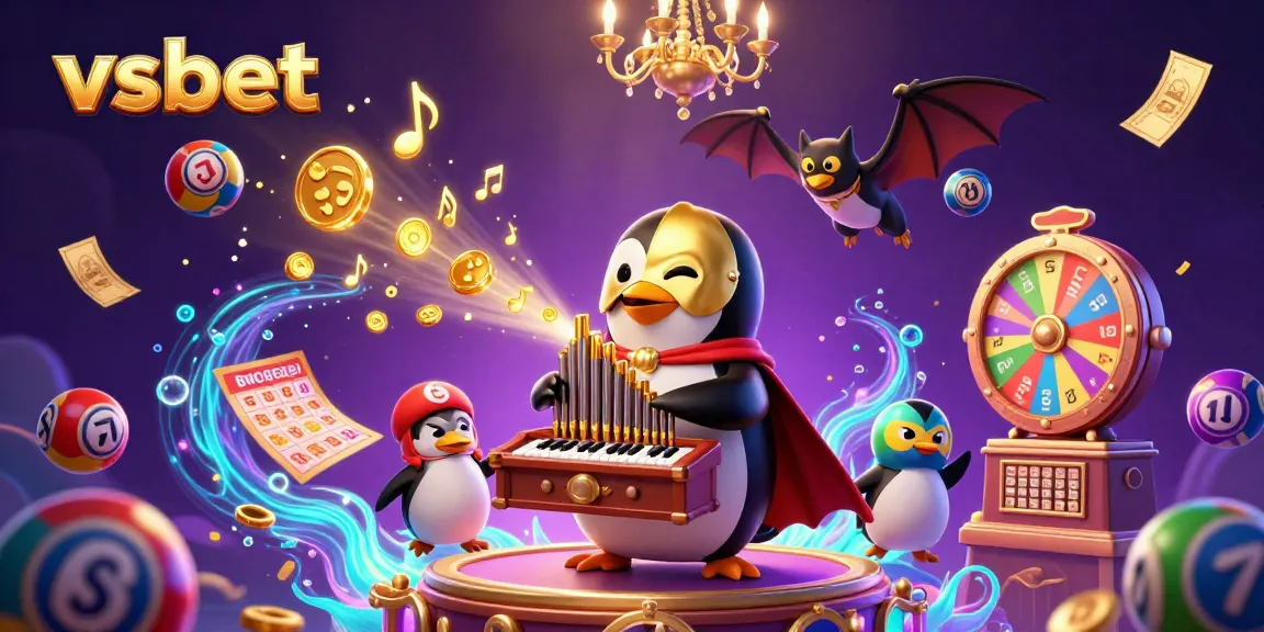 Experience the thrilling vsbet Casino atmosphere with colorful lottery action and interactive gameplay.