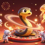 Experience betting action at 79king with a vibrant casino illustration featuring cosmic characters.