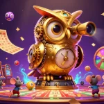 Experience thrilling wins at go8 with a vibrant 3D casino scene featuring unique game elements.