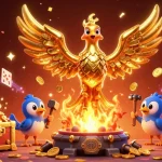 Experience thrilling wins with lucky88z featuring golden phoenix and treasure-filled underwater scene.