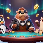Engage with the thrilling world of sc88 while the walrus plays poker at an underwater casino.