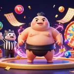 Experience thrilling moments at 99win with colorful lottery balls and vibrant casino elements.