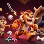 Engage in thrilling gameplay at qs88's lively prehistoric casino, featuring dynamic 3D elements.