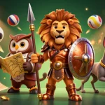 Experience thrilling adventures with qq88pro in this dynamic casino setting featuring legendary characters.
