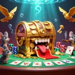Engage with the QS88 experience featuring a golden treasure chest and vibrant casino elements.