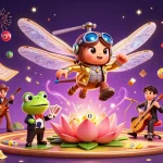 Experience gameplay excitement at phlwin with a whimsical 3D illustration of casino fun.