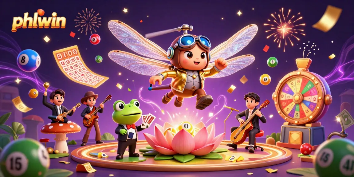 Experience gameplay excitement at phlwin with a whimsical 3D illustration of casino fun.