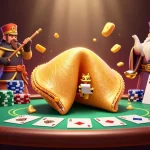 Join the excitement at j188 with a vibrant 3D casino scene featuring fantasy characters and poker action.