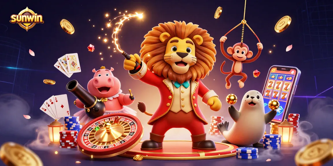 Spin to win big with sunwin's exciting casino characters and vibrant gaming elements!
