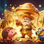 Play exciting casino games at 33win with vibrant illustrations of treasure and magical elements.
