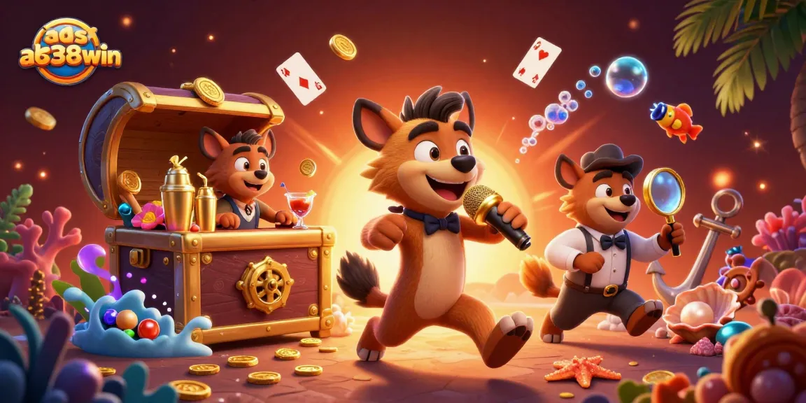 Experience the excitement at ads368win's comedy casino club featuring 3D cartoon hyenas!