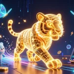 Spin and win at tr88 with a vibrant 3D casino scene featuring dynamic neon elements.