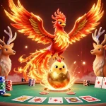Experience thrilling wins at 98winnv with a dynamic 3D casino illustration featuring vibrant characters and gambling elements.