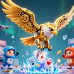 Experience thrilling gameplay with lucky88 in a vibrant 3D casino-themed illustration.