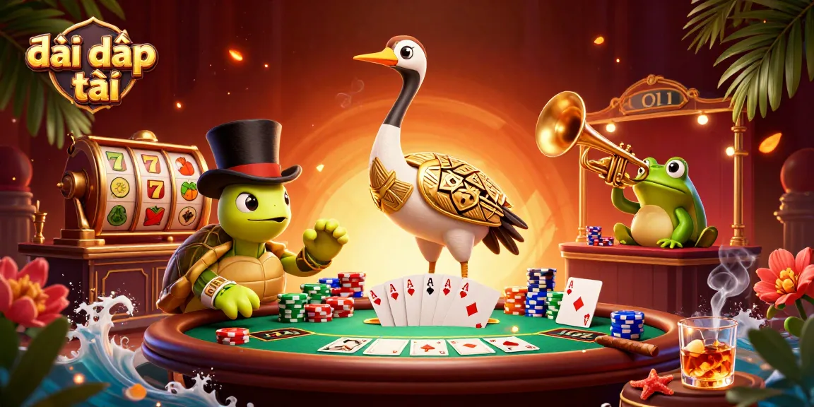 Engage in thrilling action with đại phát tài, showcasing vibrant 3D characters and casino elements.