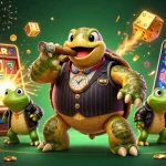 Experience NK88's thrilling casino scene with a jackpot explosion and exciting game elements.
